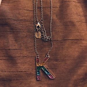 Claire’s Letter K Necklace